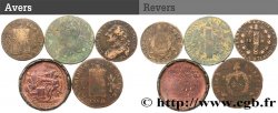 LOTS Lot de cinq monnaies de la Révolution française n.d. s.l.