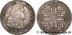 LOUIS XIV  THE SUN KING  Demi-écu aux huit L, 1er type 1690 Paris