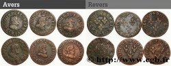HENRI IV LE GRAND Lot de 6 doubles tournois n.d. s.l. TB