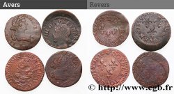 LOUIS XIII Double tournois, lot de 4 ex. n.d. Ateliers divers VF