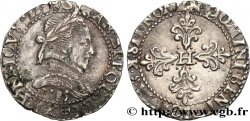 HENRY III Demi-franc au col plat 1585 Bordeaux BB