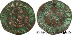 LIGUE. COINAGE AT THE NAME OF HENRY III Double tournois, type de Toulouse n.d. Toulouse