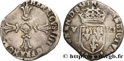 HENRI IV LE GRAND Huitième d écu, croix feuillue de face n.d. Angers