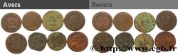 LOTS Lot de 8 doubles tournois n.d. s.l.