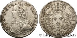 LOUIS XV DIT LE BIEN AIMÉ Demi-écu aux branches d&nbsp;olivier, buste habillé 1726 Paris TTB