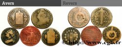 LOTS Lot de cinq monnaies de la Révolution française n.d. s.l.