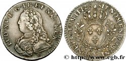 LOUIS XV THE BELOVED Dixième d’écu aux branches d’olivier, buste habillé 1728 Caen
