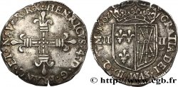 HENRY IV Quart d écu de Navarre 1602 Saint-Palais