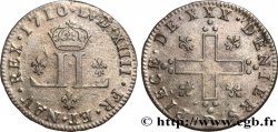 LOUIS XIV &nbsp;THE SUN KING&nbsp; XXX deniers aux 2 L couronnées 1710 Lyon