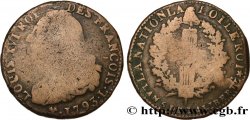 LOUIS XVI 2 sols dit  au faisceau , type FRANÇOIS 1793 Bayonne