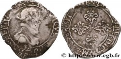HENRI III Demi-franc au col plat 1578 Troyes TB/TB+