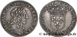 LOUIS XIII LE JUSTE Douzième d écu, buste drapé (1er buste de Jean Warin) 1642 Paris, Monnaie de Matignon SUP