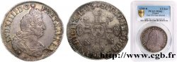 LOUIS XIV LE GRAND OU LE ROI SOLEIL Demi-écu aux huit L, 2e type 1705 Bordeaux SUP62