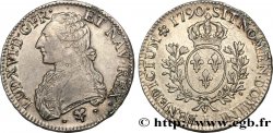 LOUIS XVI Écu aux branches d&nbsp;olivier 1790 Bayonne
