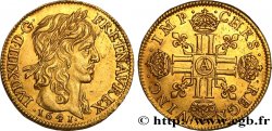 LOUIS XIII  Louis d or aux huit L (effigie de Jean Warin) 1641 Paris, Monnaie du Louvre