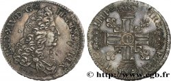 LOUIS XIV LE GRAND OU LE ROI SOLEIL Écu aux huit L, 1er type 1691 Dijon SUP/TTB+