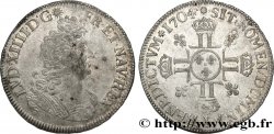LOUIS XIV LE GRAND OU LE ROI SOLEIL Demi-écu aux huit L, 2e type 1704 Tours TTB+/SUP