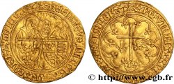 HENRY VI DE LANCASTRE - ROI DE FRANCE (1422-1453) - ROI D ANGLETERRE (1422-1461) et (1470-1471) Salut d or n.d. Rouen TTB+