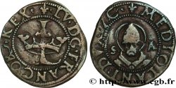 ITALY - DUCHY OF MILAN - LOUIS XII Trillina ou 3 denari n.d. Milan