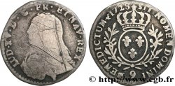 LOUIS XV DIT LE BIEN AIMÉ Dixième d’écu aux branches d’olivier, buste habillé 1728 Rennes