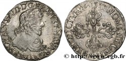 LOUIS XIII  Demi-franc buste lauré au grand col rabattu 1641 Aix-en-Provence