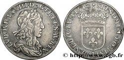 LOUIS XIII  Demi-écu, buste drapé (1er buste de Jean Warin) 1642 Paris, Monnaie de Matignon BB