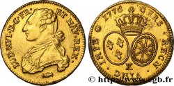 LOUIS XVI Double louis d’or aux écus ovales 1776 Bordeaux TTB+