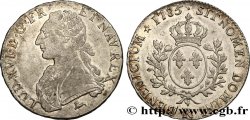 LOUIS XVI Écu aux branches d olivier 1785 Orléans TTB