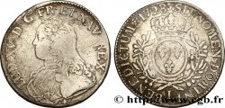 LOUIS XV DIT LE BIEN AIMÉ Écu aux branches d olivier, buste habillé 1728 Bayonne TB+