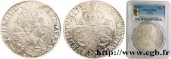 LOUIS XIV  THE SUN KING  Écu aux trois couronnes 1715 Rennes