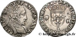 CHARLES IX. MONNAYAGE AU NOM DE HENRI II Teston au buste lauré, 2e type 1561 Bayonne