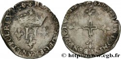 HENRY III Double sol parisis, 2e type 1581 Dijon