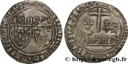 HENRY VI DE LANCASTRE - ROI DE FRANCE (1422-1453) - ROI D ANGLETERRE (1422-1461) et (1470-1471) Blanc aux écus n.d. Troyes