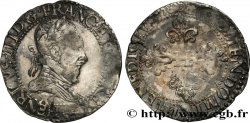 HENRI III Demi-franc au col plat 1584? Amiens