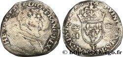 CHARLES IX. COINAGE AT THE NAME OF HENRY II Teston à la tête nue, 1er type 1560 Nantes