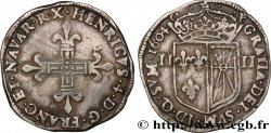 HENRY IV Quart d&nbsp;écu de Navarre 1604 Saint-Palais XF