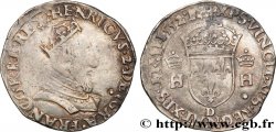 HENRI II Teston à la tête couronnée 1552 Lyon TTB/TTB+