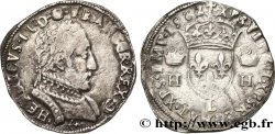 CHARLES IX. MONNAYAGE AU NOM DE HENRI II Teston au buste lauré, 2e type 1562 Bayonne