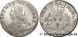 LOUIS XV DIT LE BIEN AIMÉ Écu aux branches d olivier, buste habillé 1727 Bordeaux TTB