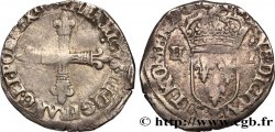 HENRY III Quart d écu, croix de face n.d. Nantes
