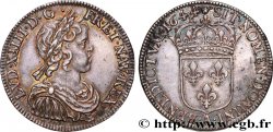 LOUIS XIV  THE SUN KING  Demi-écu, portrait à la mèche courte 1644 Paris, Monnaie de Matignon SPL