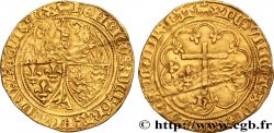 HENRY VI DE LANCASTRE - ROI DE FRANCE (1422-1453) - ROI D ANGLETERRE (1422-1461) et (1470-1471) Salut d or n.d. Amiens TB+
