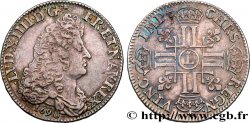 LOUIS XIV LE GRAND OU LE ROI SOLEIL Demi-écu aux huit L, 1er type 1690 Lille TTB+