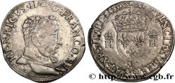 FRANCIS II. COINAGE AT THE NAME OF HENRY II Teston à la tête nue, 5e type 1560 Toulouse SS