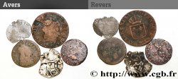 LOTS Lot de cinq monnaies royales n.d. Ateliers divers