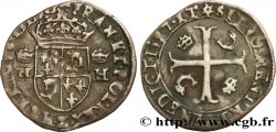 HENRI III Douzain du Dauphiné aux deux H couronnées 1587 Grenoble TB+