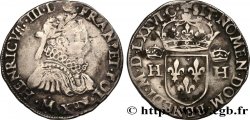 HENRY III Teston, 3e type, col fraisé 1576 Toulouse