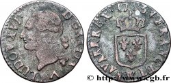 LOUIS XVI Liard dit &nbsp;à l&nbsp;écu&nbsp; 1783 Lille