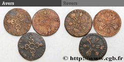 LOTS Lot de trois pièces de six deniers n.d. Aix-en-Provence