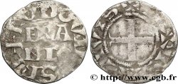 LOUIS VII  THE YOUNG  Denier parisis, 2e type n.d. Paris